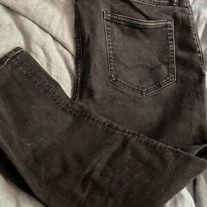 Vintage American Eagle Black Denim Jeans 36x30